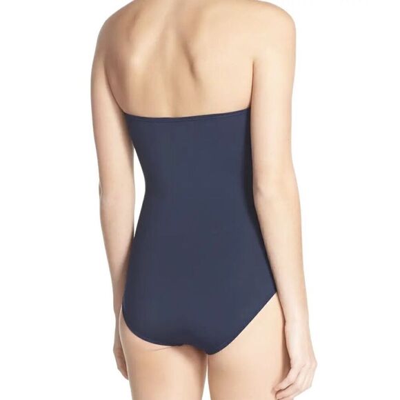 New. Tommy Bahama navy v-neck one piece. Size 4. Retails $139 - Picture 8 of 10